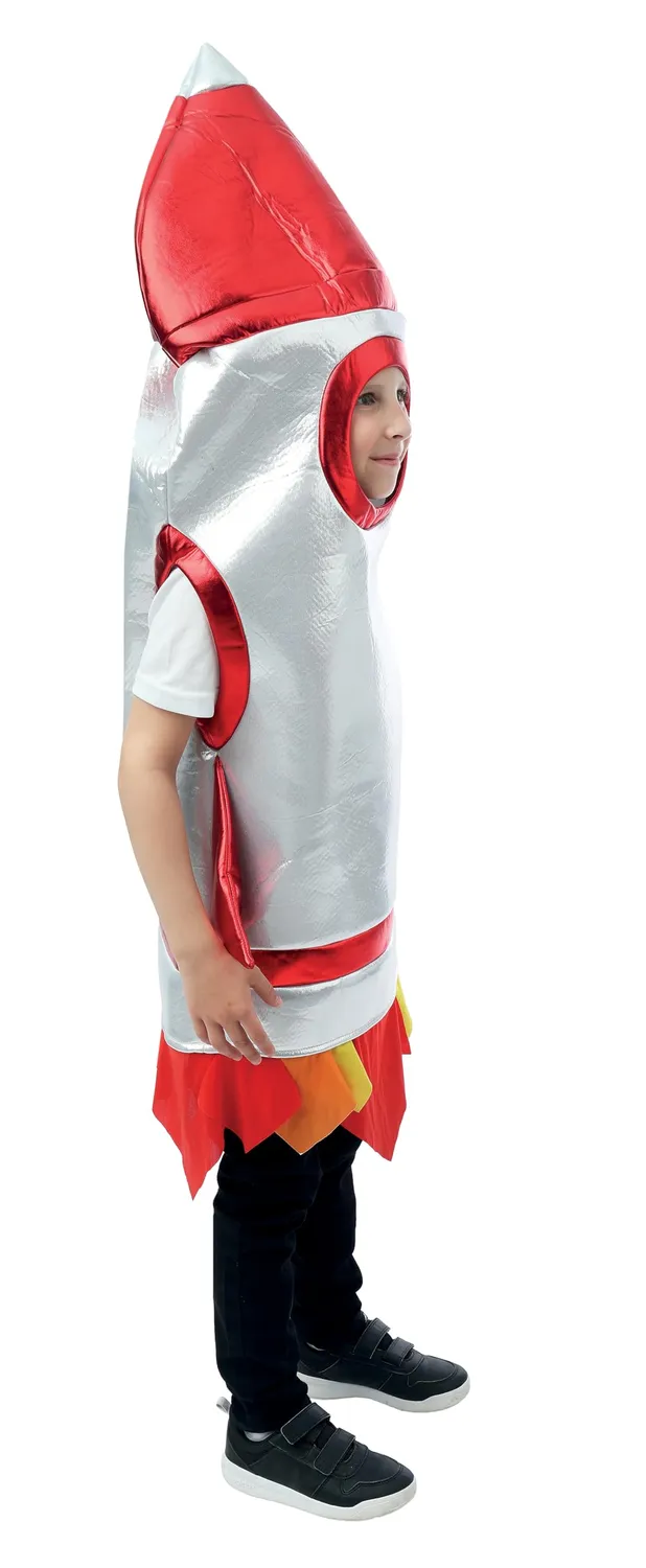 P'tit Clown razzo tunica costume bambino 10-12 anni
