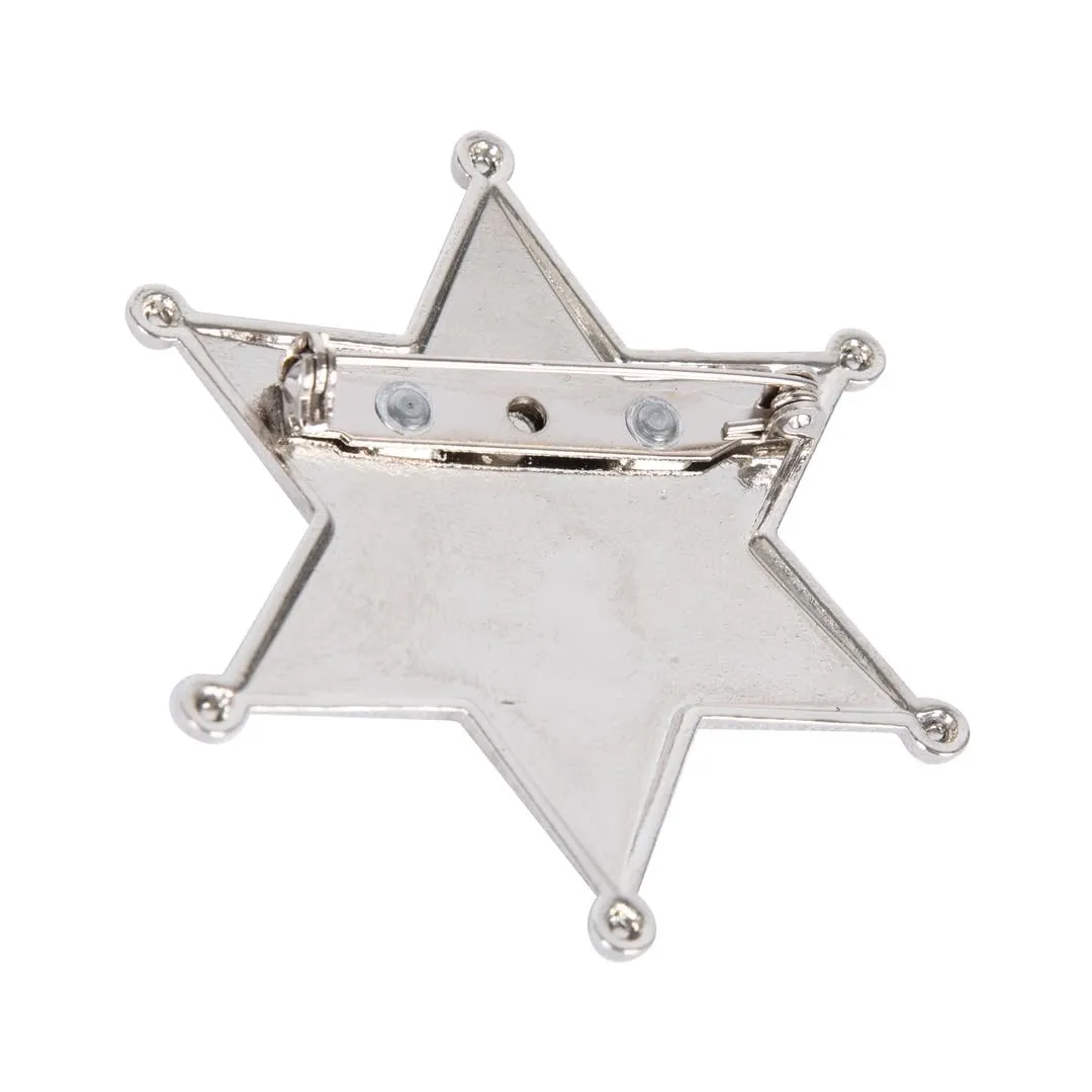 P'tit Clown Stella Sceriffo Accessorio Cowboy Metallo 5x5 cm