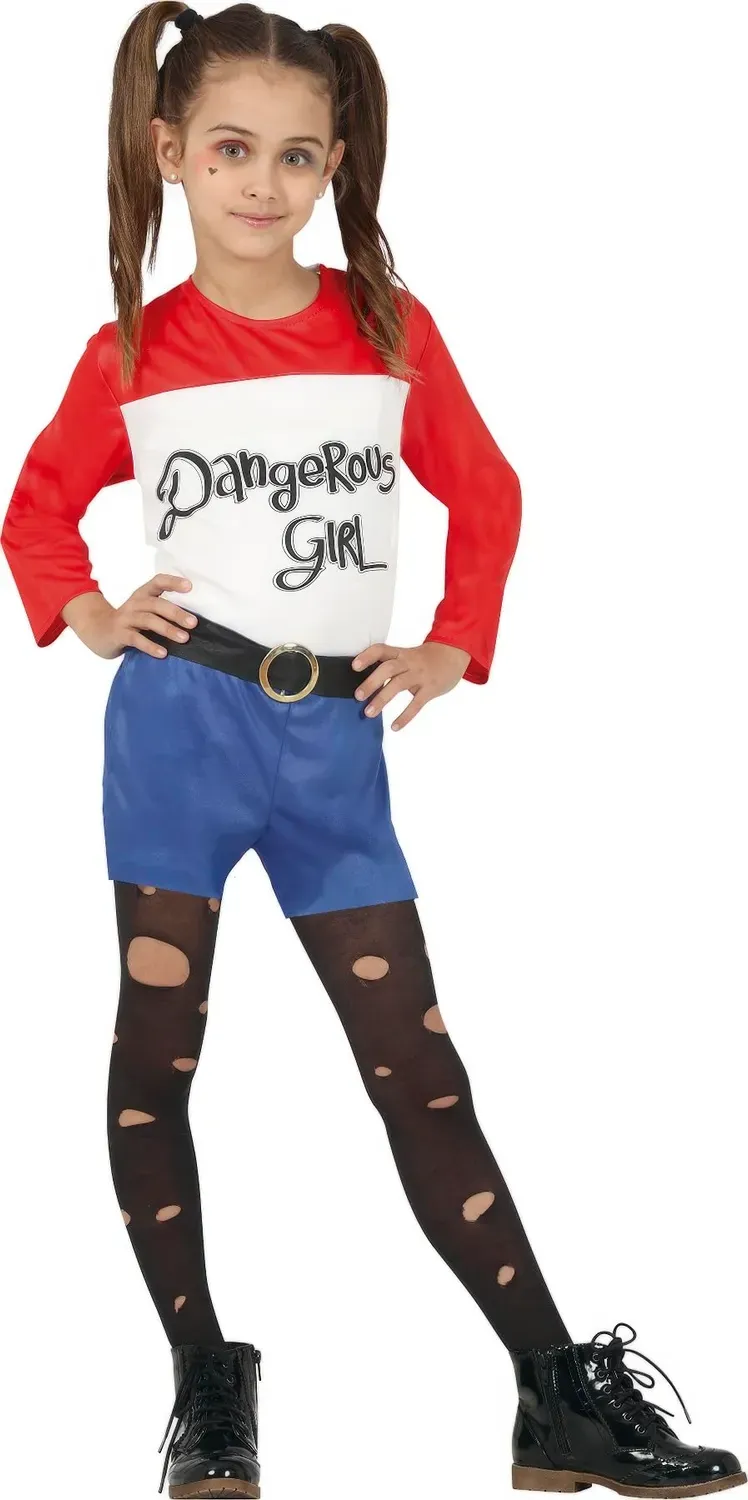 Guirca Costume Bambina Pericolosa Halloween L 10-12 Anni