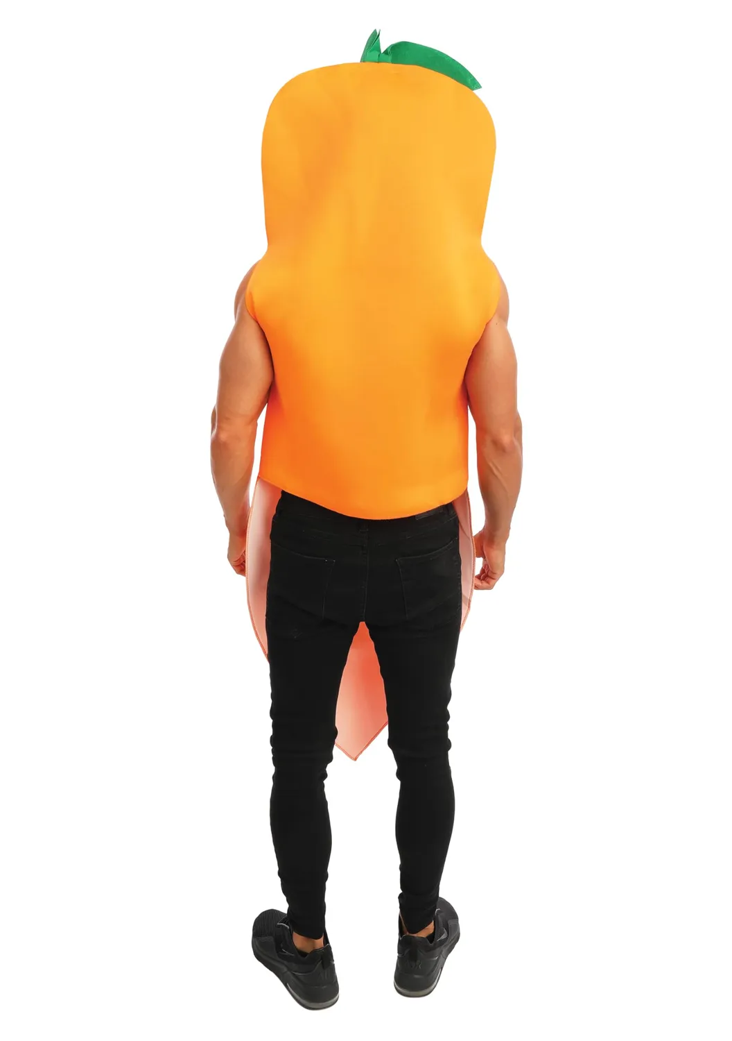 P'tit Clown Carota costume adulto taglia unica arancione