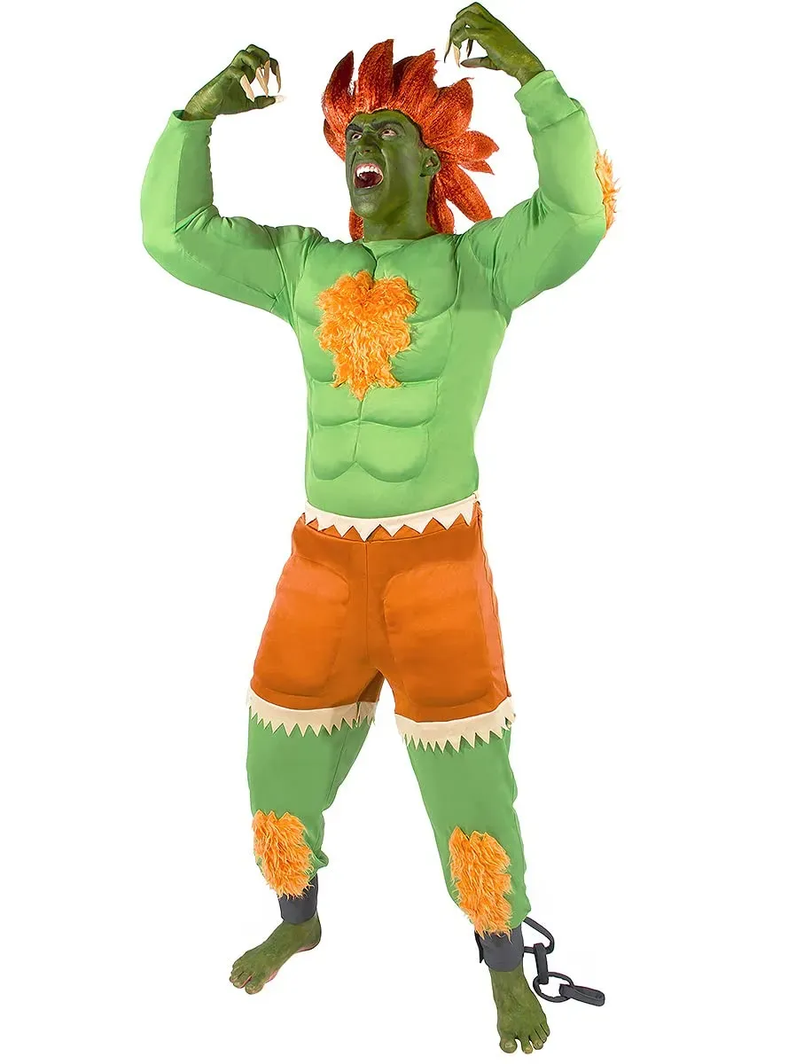 Funidelia Costume Blanka Street Fighter Uomo Verde