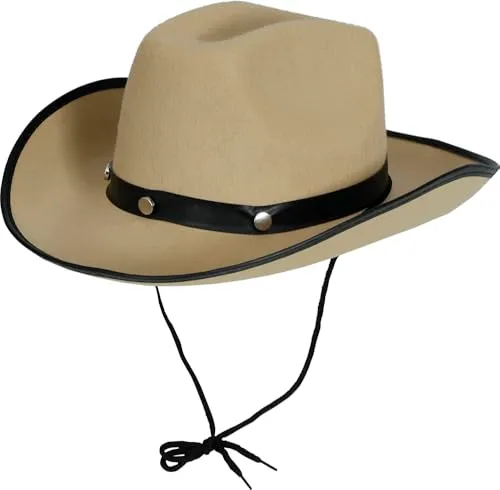 Fiestas Guirca Cappello Cowboy Feltro Taglia Unica Adulti