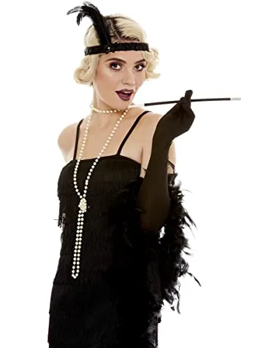 Funidelia Anni 20 bocchino charleston nero lungo