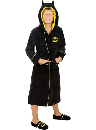 Funidelia Vestaglia Batman Bambino Accappatoio Nero