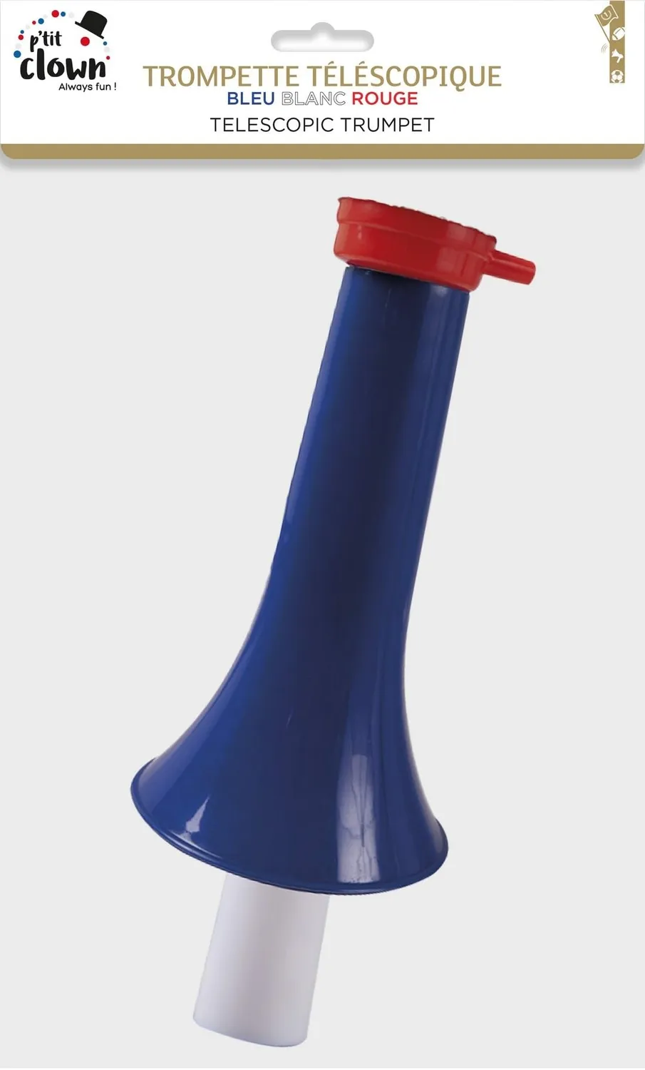 P'tit Clown 88181 Tromba Telescopica Francia 40 cm