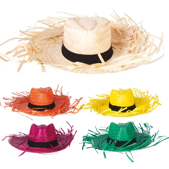 P'tit Clown Cappello Paglia Adulto Colore Casuale Taglia Unica