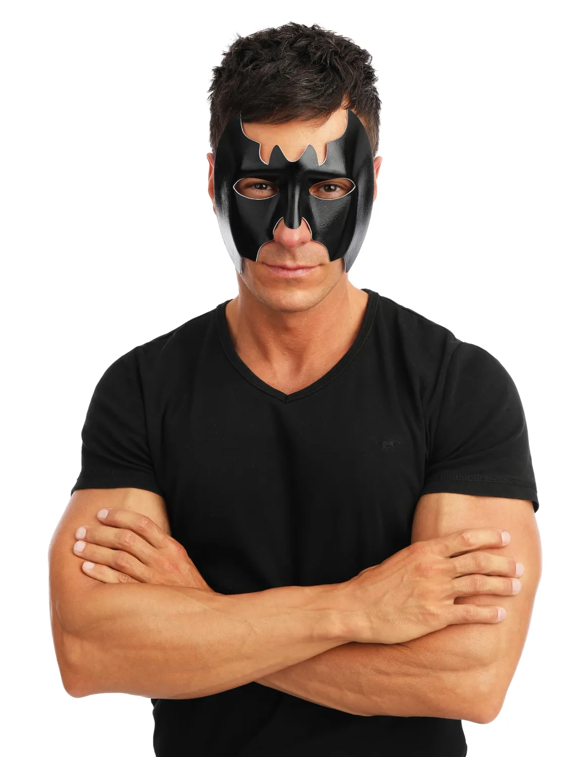 P'tit Clown 12001 maschera lupo pipistrello nera