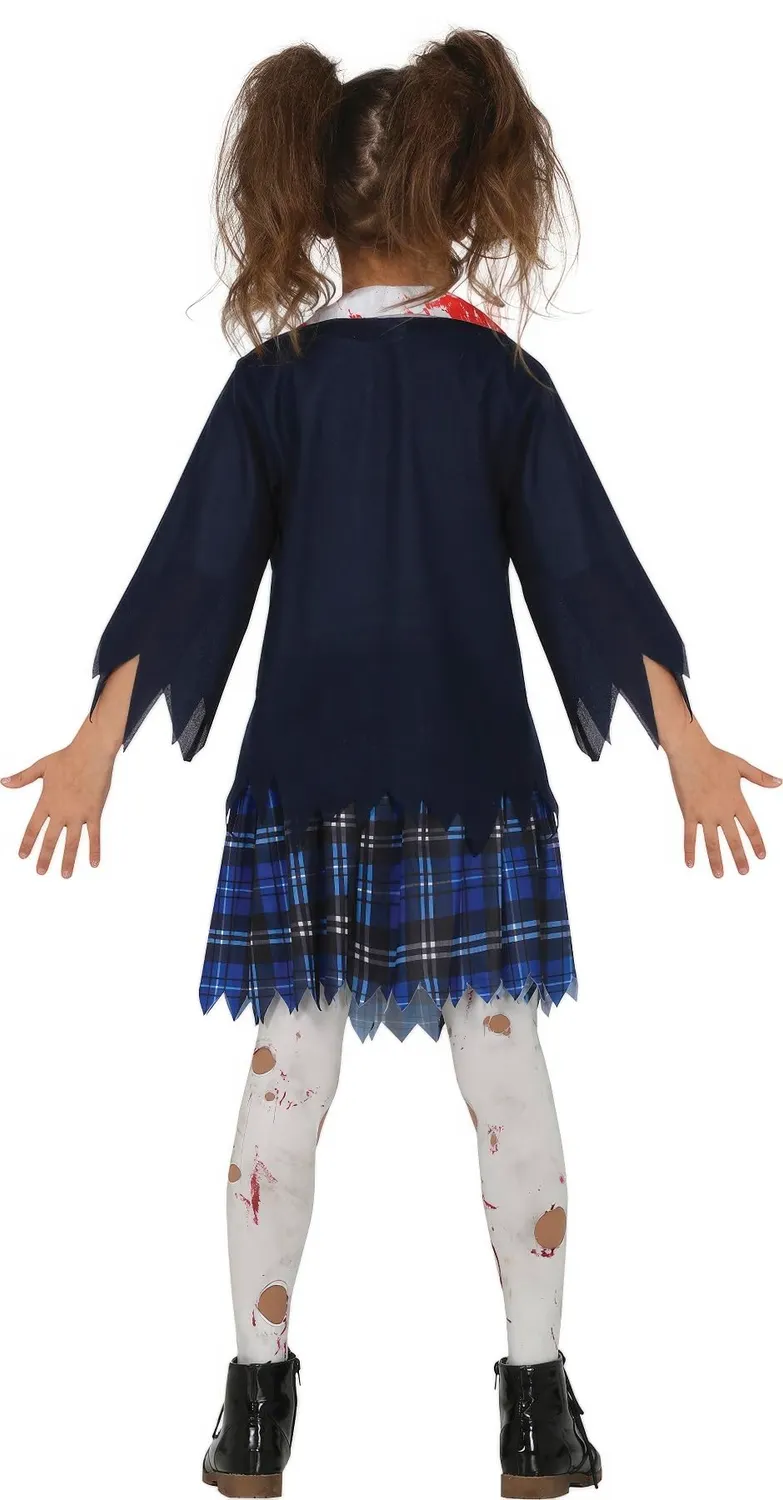 Guirca Studentessa Zombie costume bambina 7-9 anni