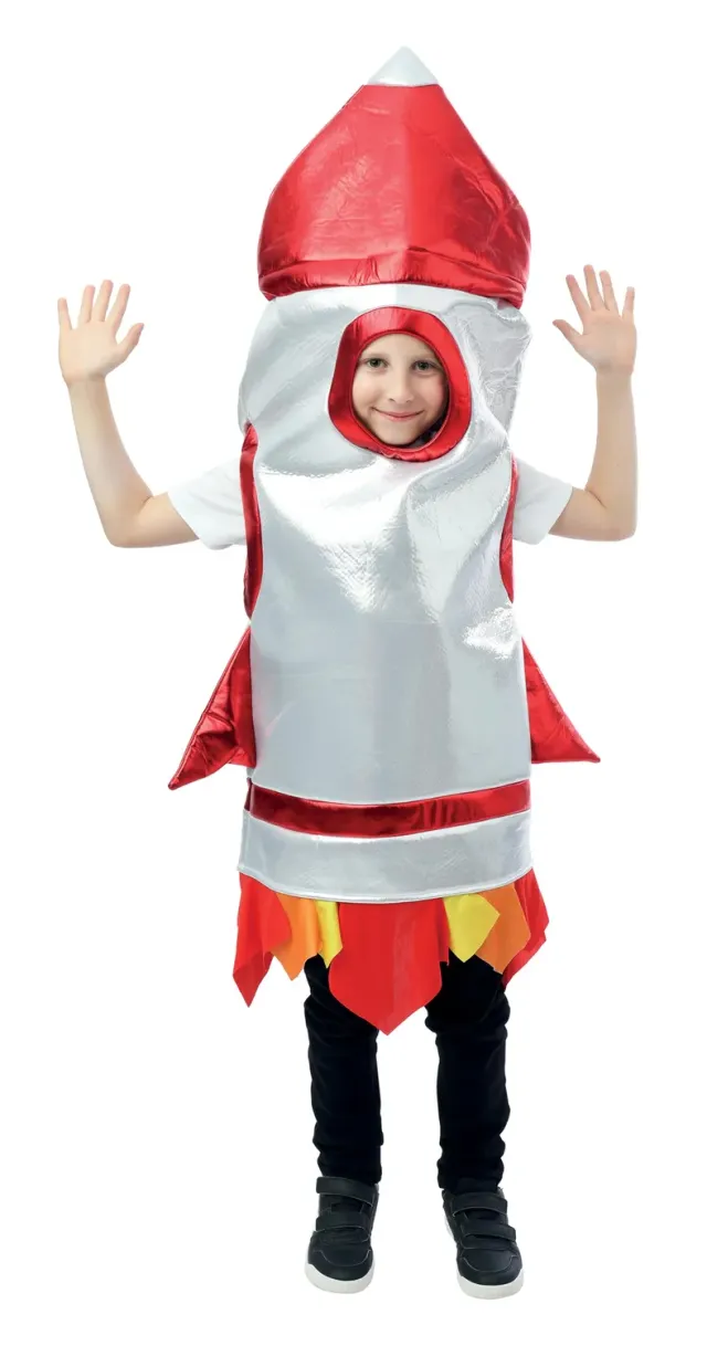 P'tit Clown razzo tunica costume bambino 10-12 anni