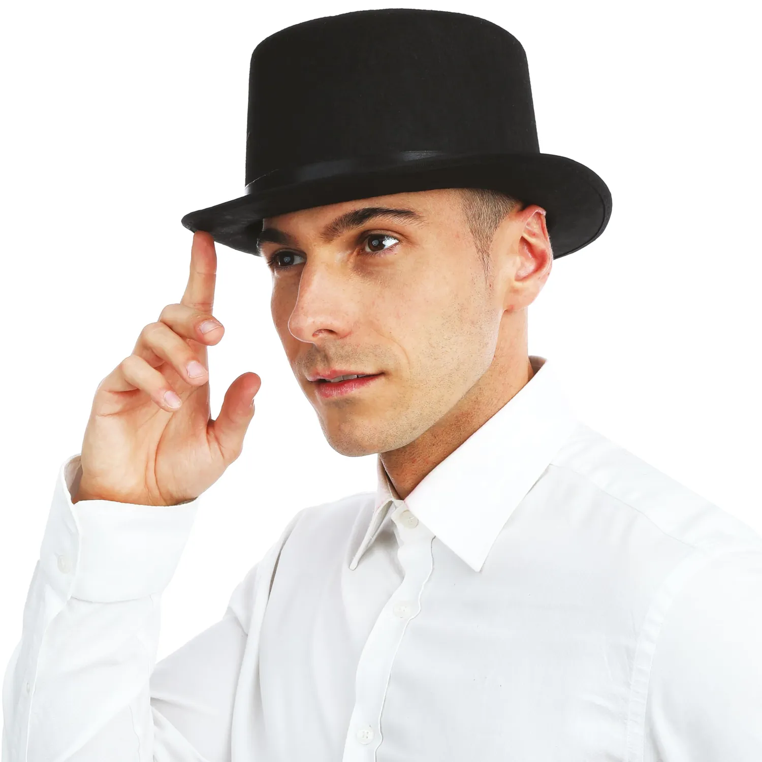 P'tit Clown 40004 cappello feltro nero adulti 12 cm