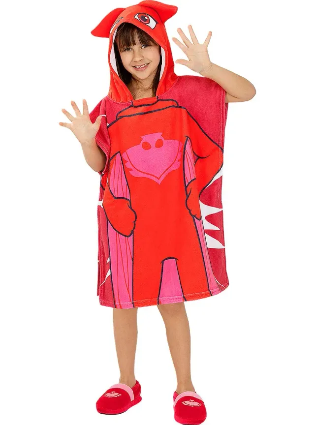Funidelia Gufetta poncho mare bambina rosso