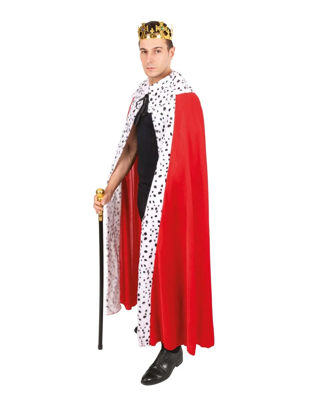 P'tit Clown 22714 Mantello Rosso Adulto Carnevale