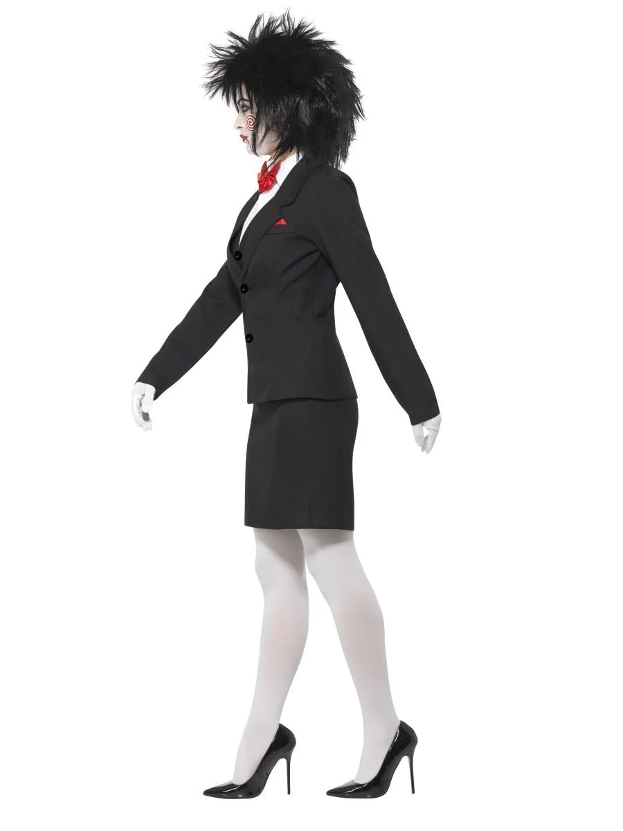 Smiffys SAW Billy costume donna nero horror