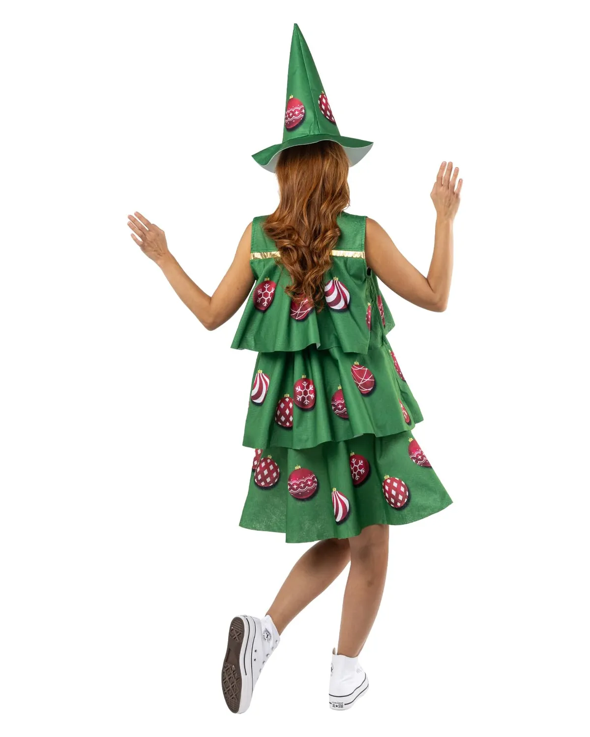 Funidelia Albero di Natale costume donna unica verde tunica