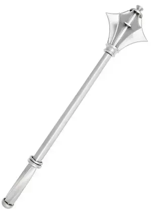 La Bottega di Merlino Mazza medievale replica acciaio 54 cm