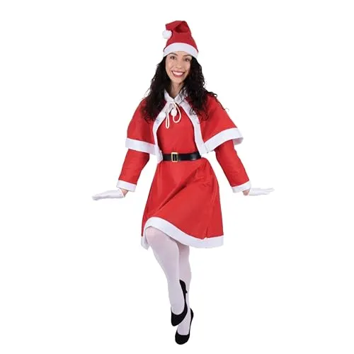 P'tit Clown Costume Madre Natale Donna in feltro