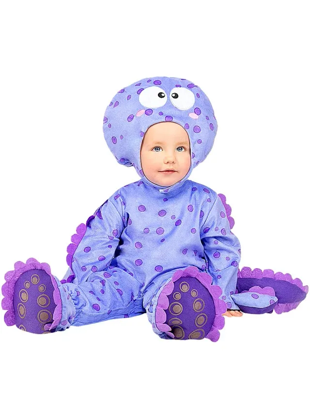 Funidelia Costume Polipo Viola 12-24 Mesi Neonati
