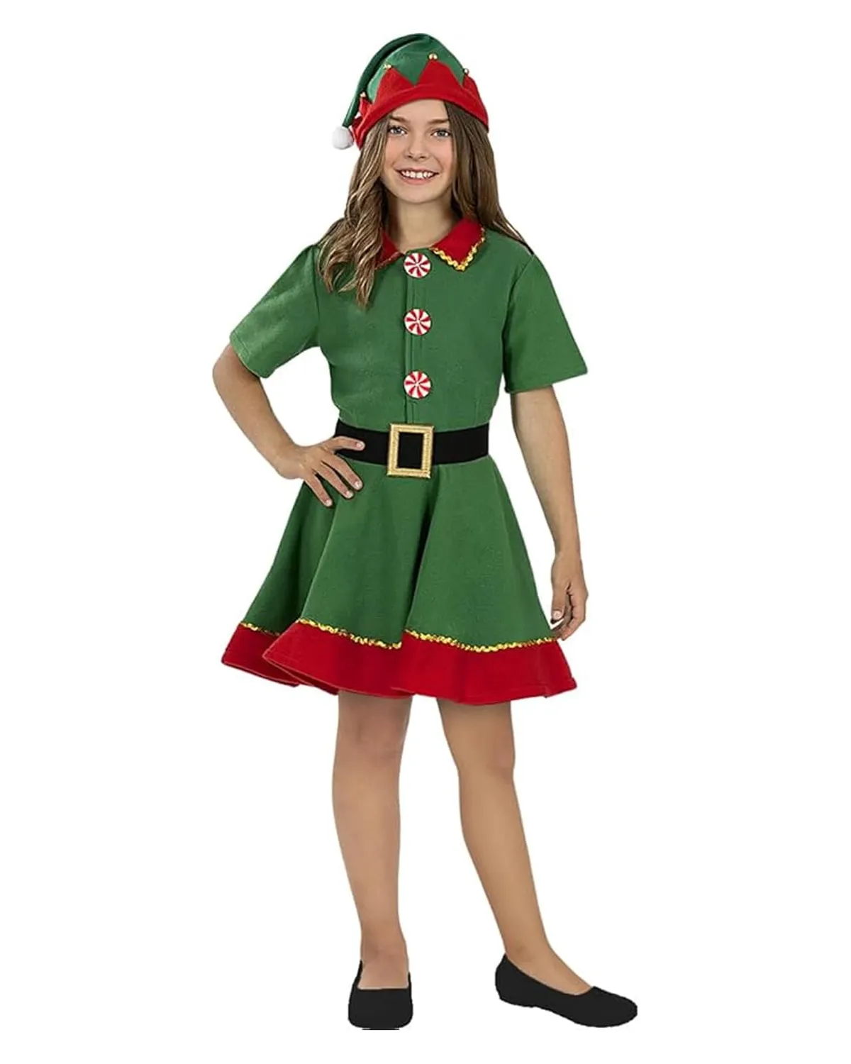 Funidelia Elfo Natalizio costume bambino verde aiutante