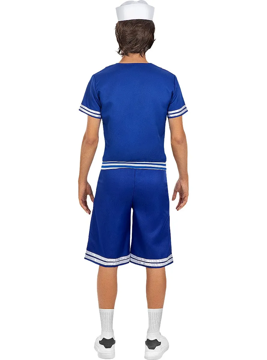 Funidelia Stranger Things Steve Ahoy costume uomo blu