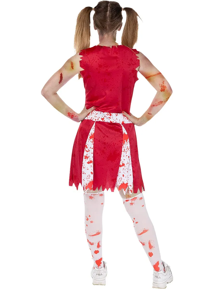 Funidelia Cheerleader Zombie costume donna rosso M