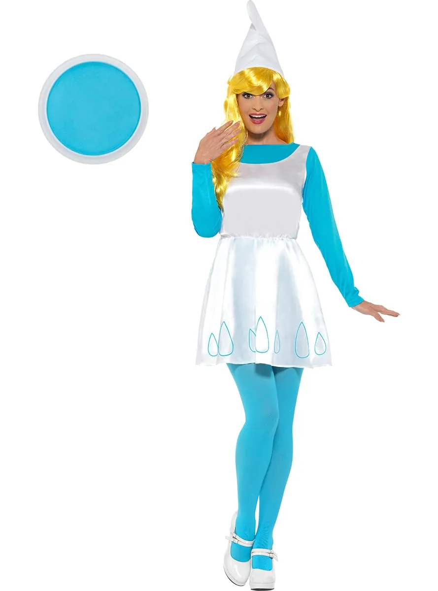 Funidelia Costume Puffetta Donna Blu Vestito Classico