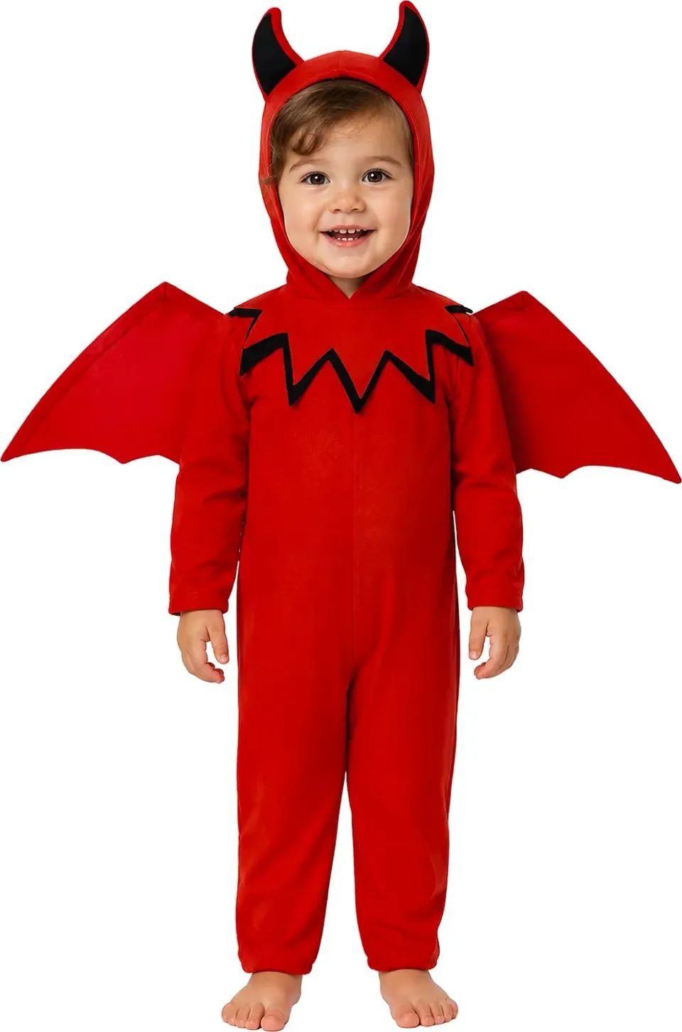 Guirca Diavoletto costume neonato rosso 18-24 mesi con ali