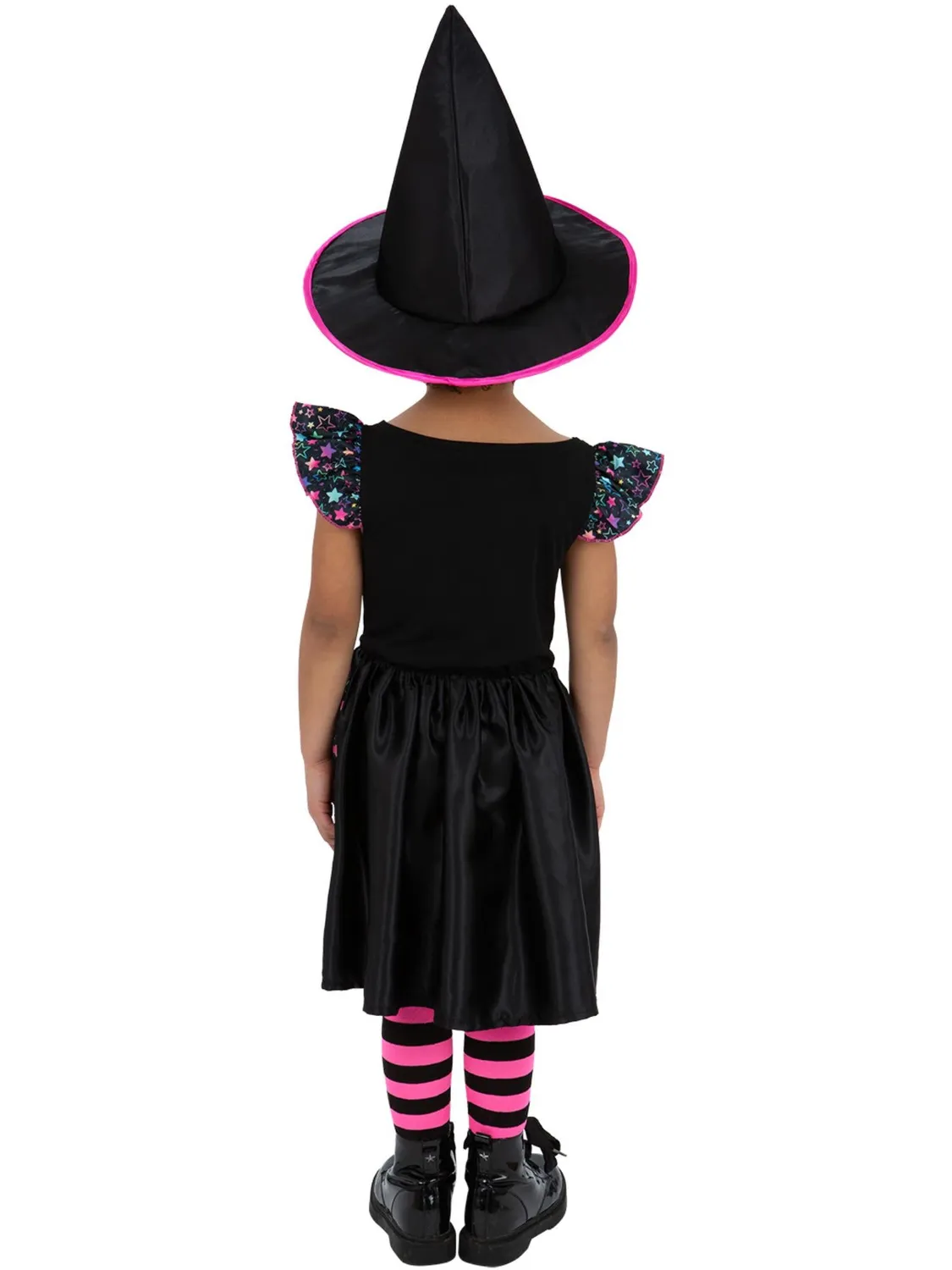 Smiffys Neon Star Witch costume strega bambina S 4-6 anni