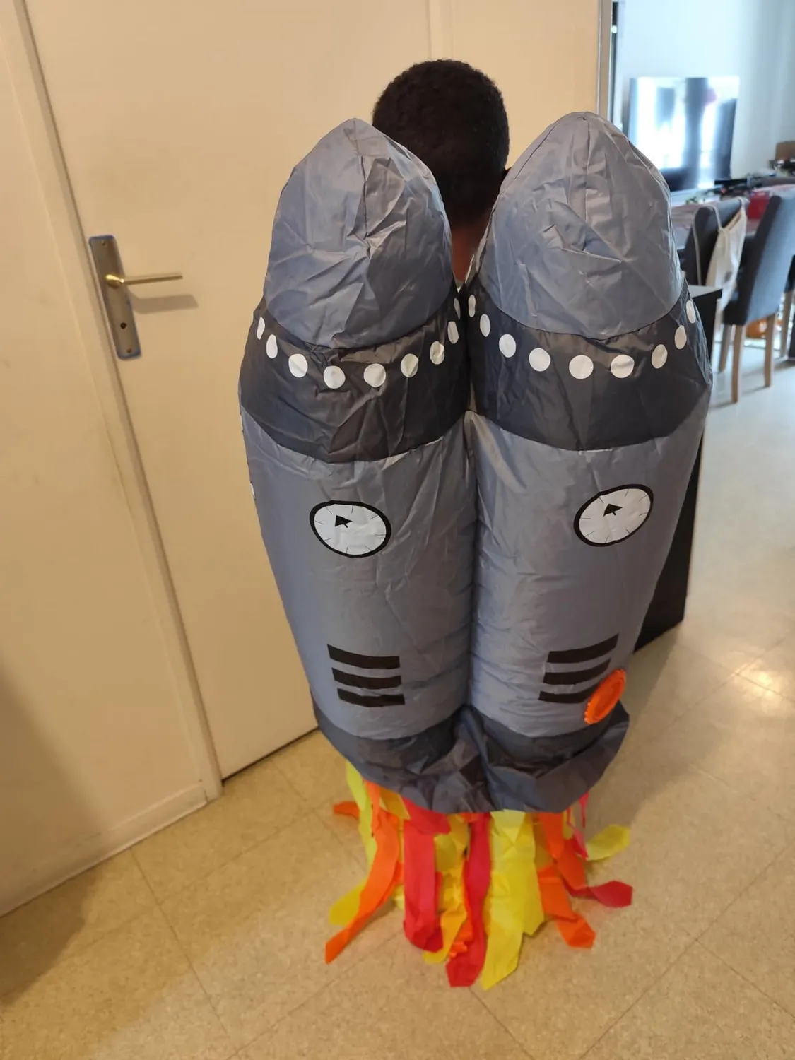 Bodysocks Costume Gonfiabile Jetpack Bambini 5-11 Anni