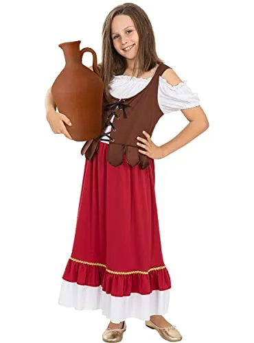 Funidelia Locandiera Medievale Classico costume bambina marrone
