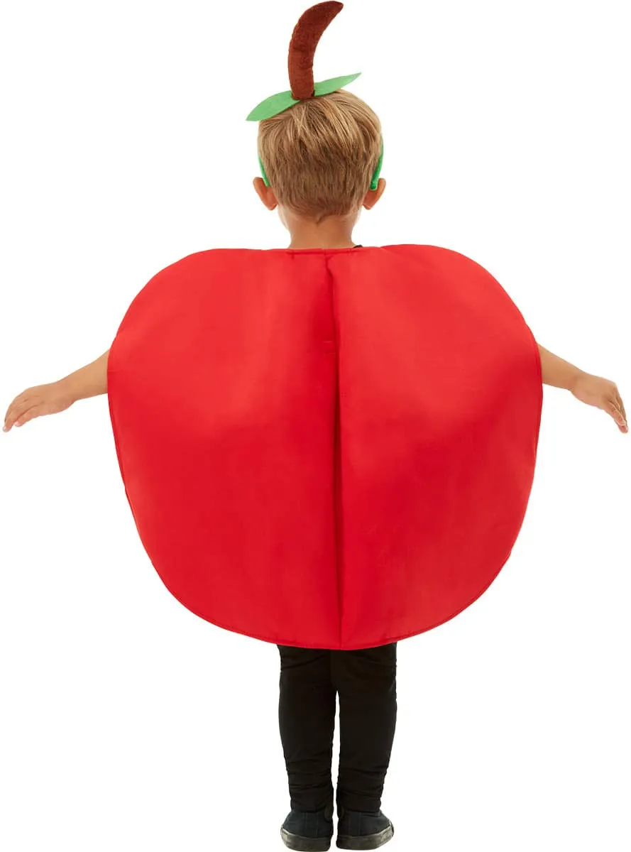 Funidelia Costume mela bimbo rosso tunica e cerchietto