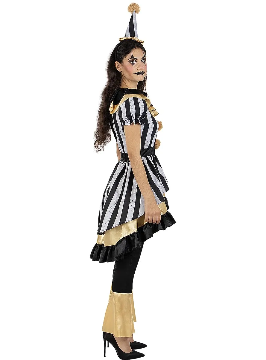 Funidelia Clown Horror Deluxe costume donna M porpora