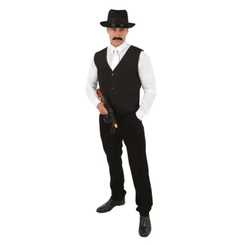 P'tit Clown Baffi Anni 60 Accessorio Nero Adesivi