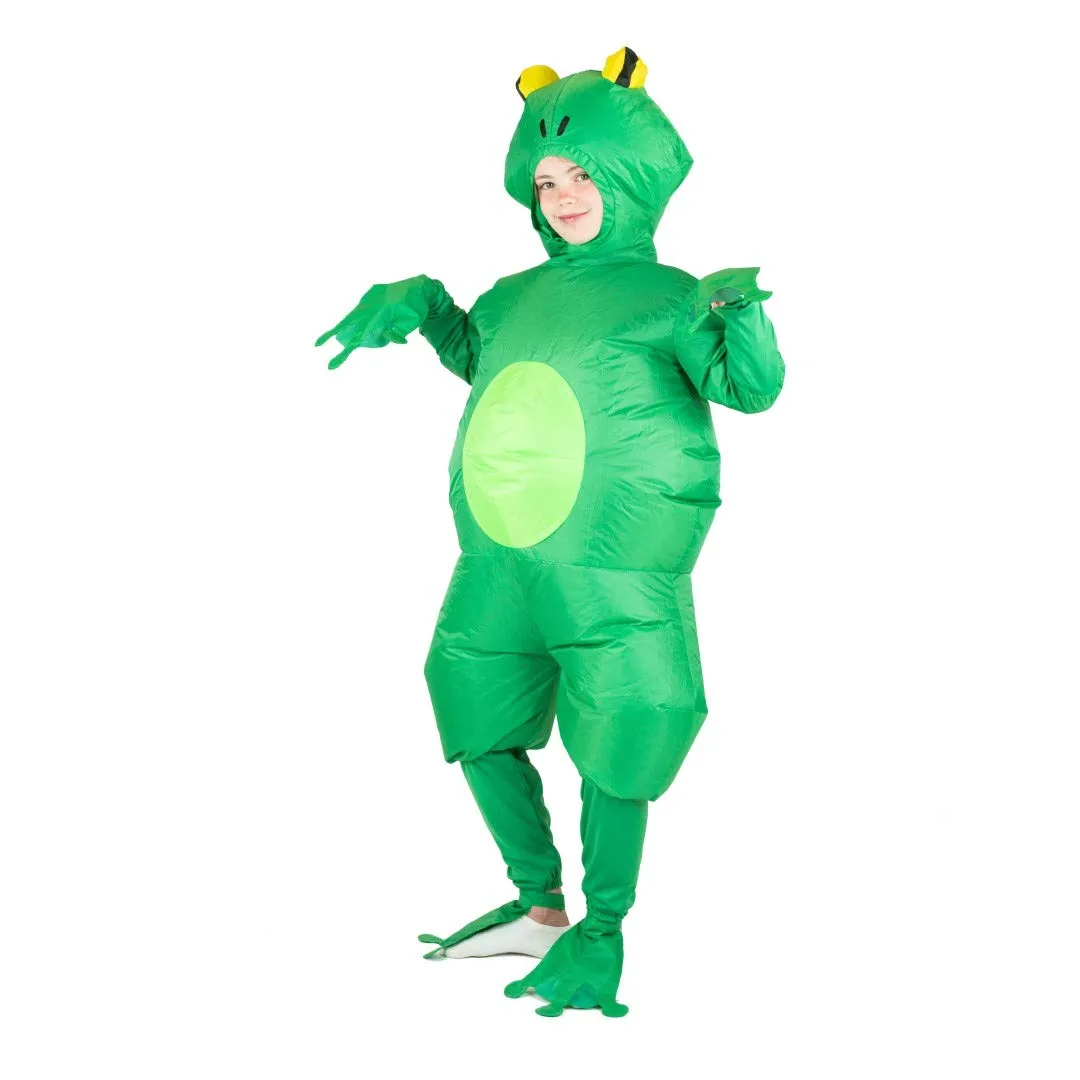 Bodysocks Rana Costume Gonfiabile Bambino Verde