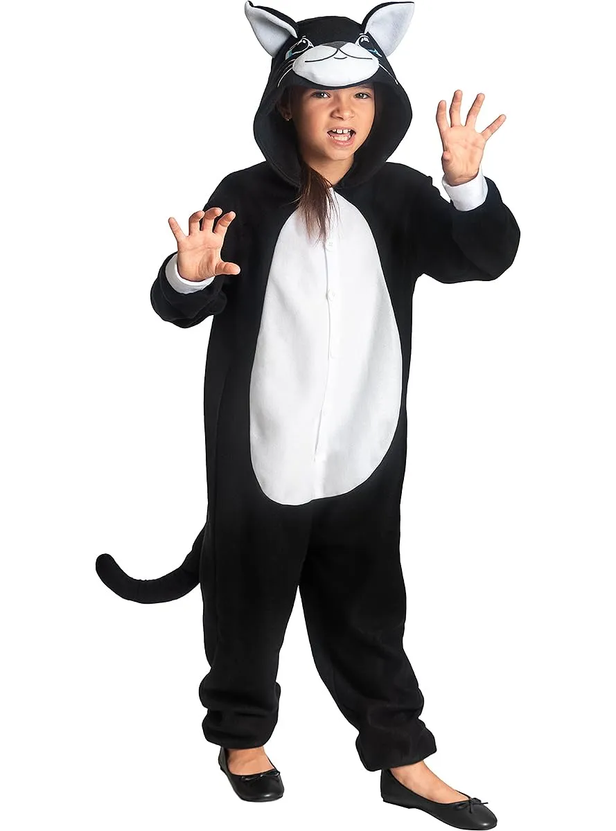 Funidelia Gattino Kitten costume gatto nero 7-9 anni