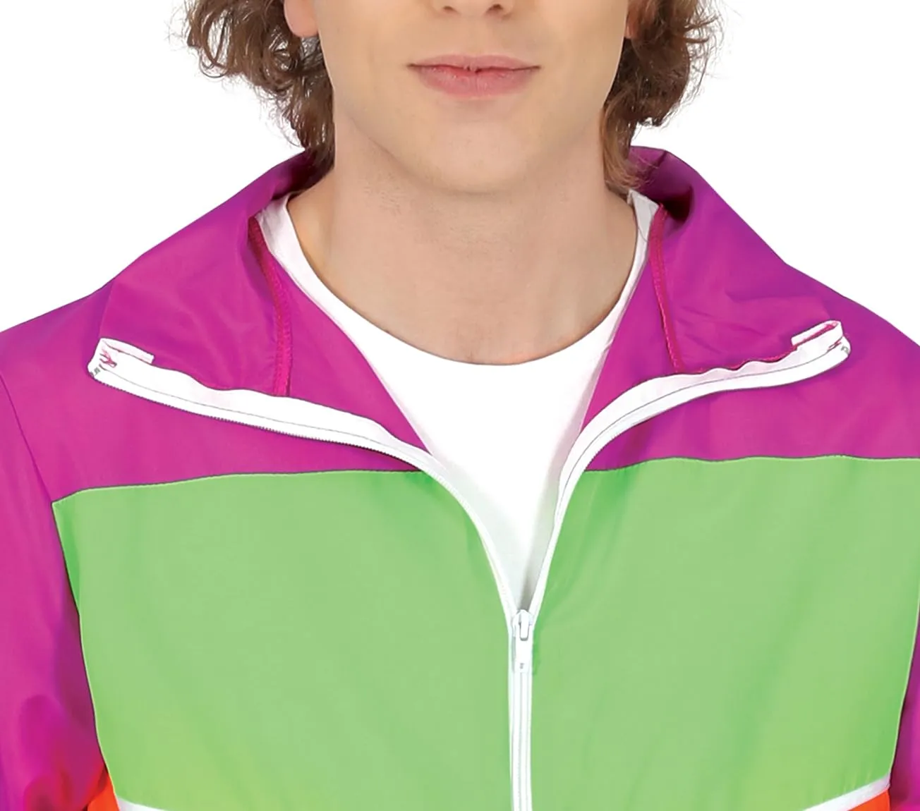 Guirca Ginnasta costume anni 80 rosa uomo taglia L