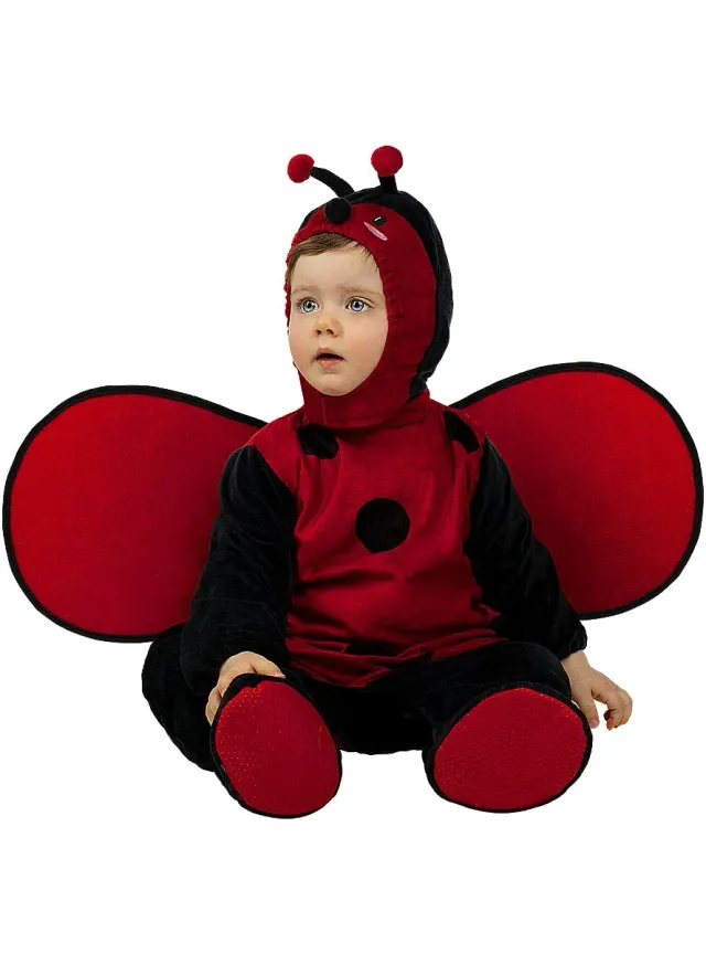 Funidelia Coccinella costume neonato 12-24 mesi rosso