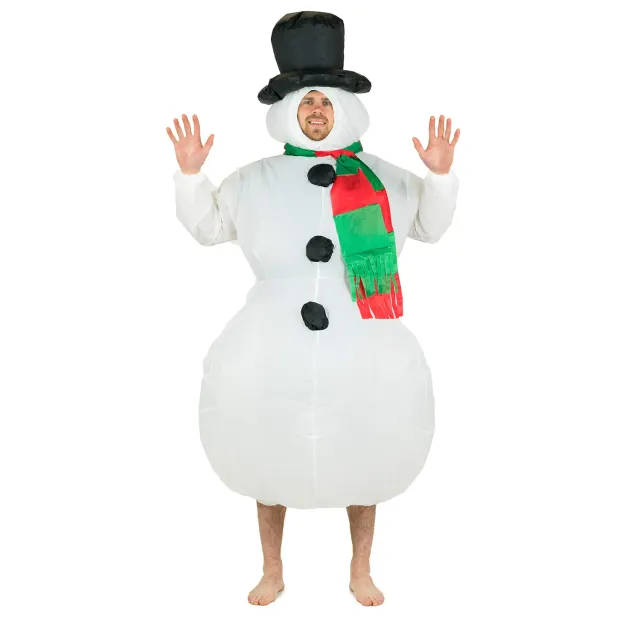Bodysocks Pupazzo di Neve costume gonfiabile adulto