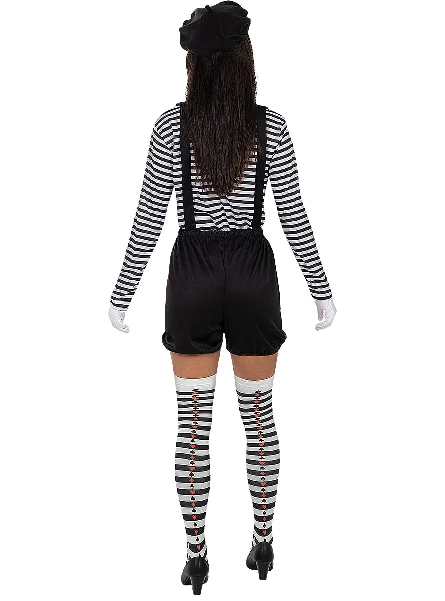 Funidelia Costume Mimo donna nero taglia S-M per Carnevale