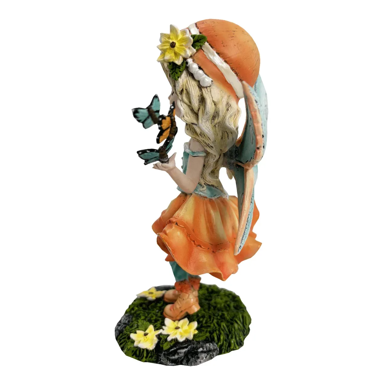 La Bottega di Merlino Fata con farfalla statuetta 19cm