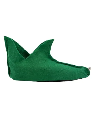 Funidelia Elfo Natalizio scarpe verdi 35 cm costume