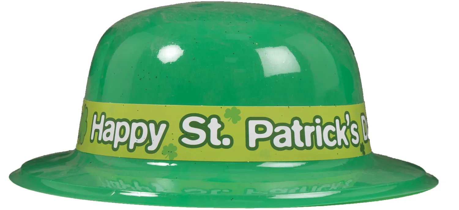 P'tit Clown Cappello Bombetta San Patrizio Taglia Unica Verde