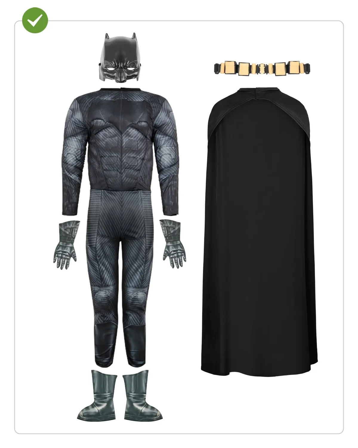 Funidelia Costume Batman Uomo M Lega della Giustizia