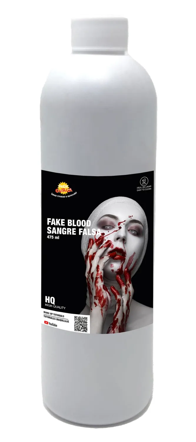 Fiestas Guirca Sangue Finto Lavabile 475 ml rosso brillante