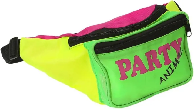 P'tit Clown re22674 Marsupio Banana Fluo anni 80