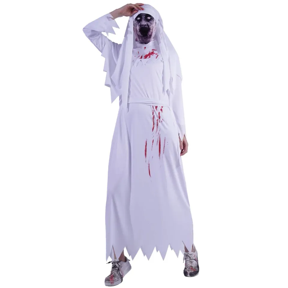 SEA HARE Suora Sanguinante costume donna bianco