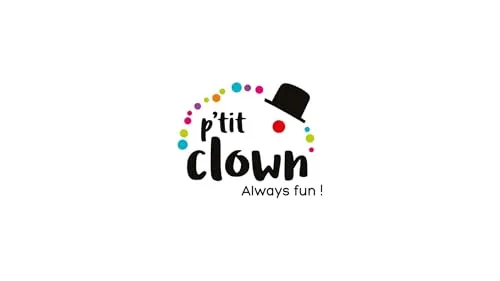 P'tit Clown 10020 Maschera Domino Gatto con Baffi