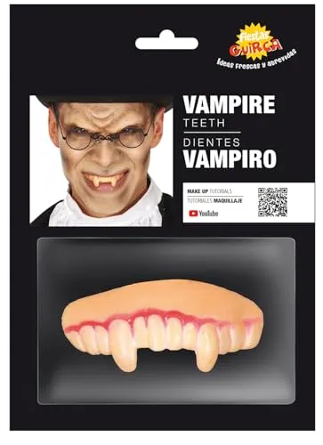 Guirca Denti da Vampiro costume adulto avorio