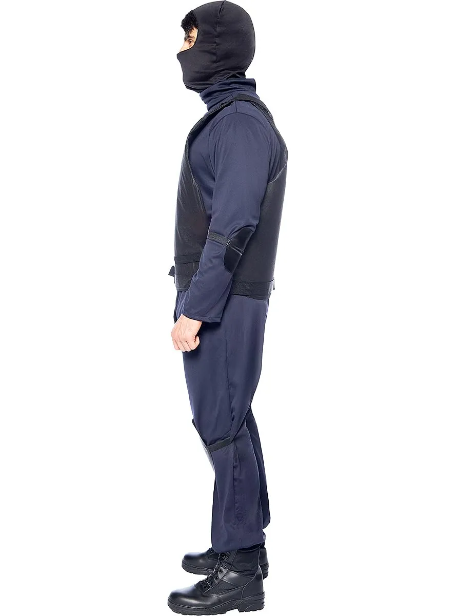 Funidelia Costume SWAT Uomo M Blu Scuro