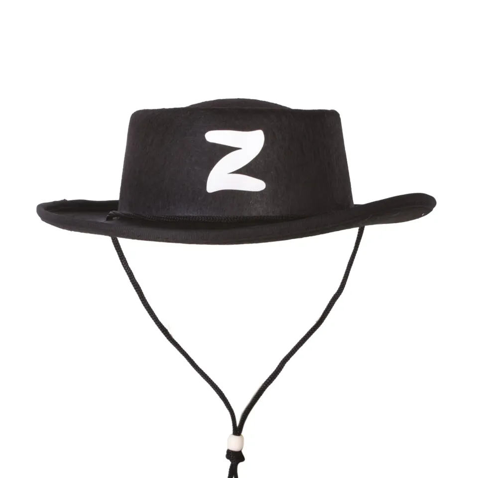 P'tit Clown 10600 Cappello Feltro Bambini Nero Bandito