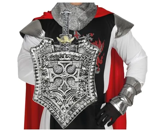 Fiestas Guirca Medievale Cappotto e Spada 48-59 cm Carnevale